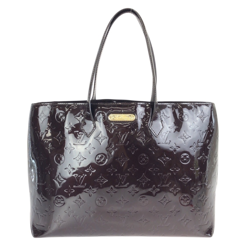 Louis Vuitton Vernis Monogram Tote in Dark Plum